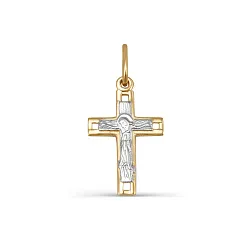 Подвеска крест, Золото 585 080154 Подвеска крест, Золото 585 080154