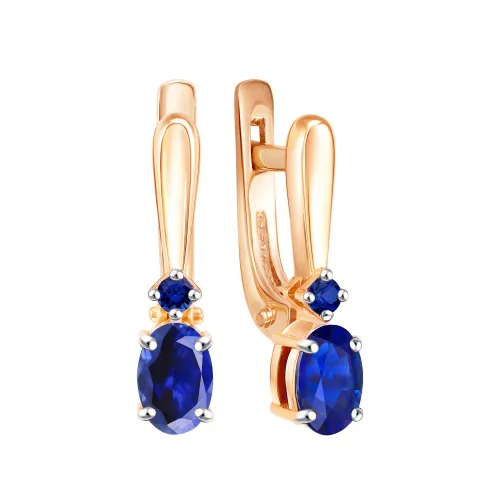 Серьги, Золото 585, 01-02-0128-02