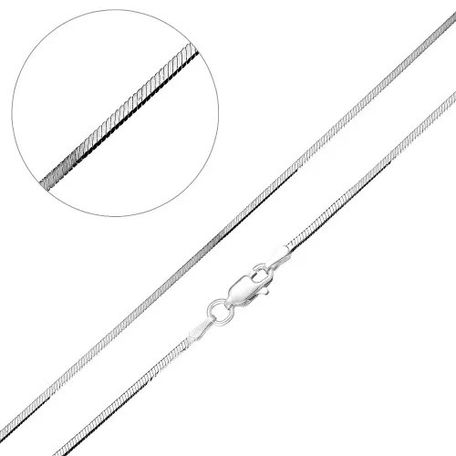 Цепочка Серебро 925, плетение Снейк, ТКр 40