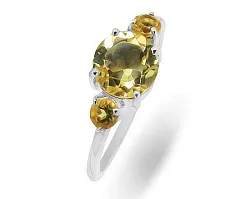 Кольцо Серебро 925, Цитрин 634099