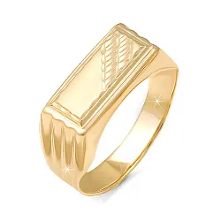 Кольцо мужское (печатка). Золото 585 040093 Кольцо мужское (печатка). Золото 585 040093