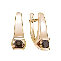 Серьги, Золото 585, Топаз С120-6859ТР Серьги, Золото 585, Топаз С120-6859ТР