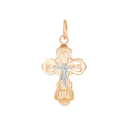 Подвеска крест, Золото 585, 20-0223