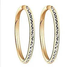 Конго/серьги-кольца,  Золото 585  08-1951