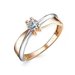 Кольцо Золото 585, Фианит 1536507 1 1 1