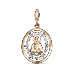 Иконка нательная,  Золото 585 3467100 1 1МТ Иконка нательная,  Золото 585 3467100 1 1МТ