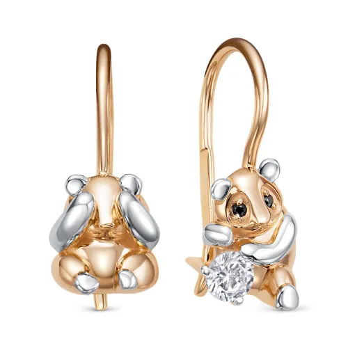 Детские серьги,  Золото 585, 1208194