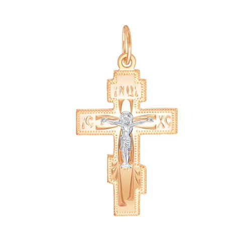 Подвеска крест, Золото 585, 23-0094
