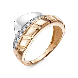 Кольцо Золото 585, Фианит 1108180