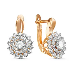 Серьги, Золото 585, Фианит 2335207 1 1 1 Серьги, Золото 585, Фианит 2335207 1 1 1