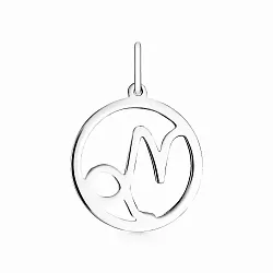 Подвеска знак зодиака Козерог 22.12-19.01, Серебро 925 1-00020