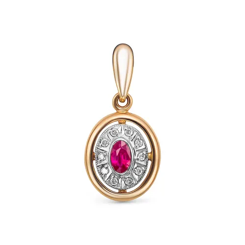 Подвеска фантазийная,  Золото 585, 14030654