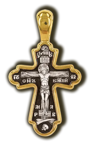 Подвеска крест, Серебро 925, 08445