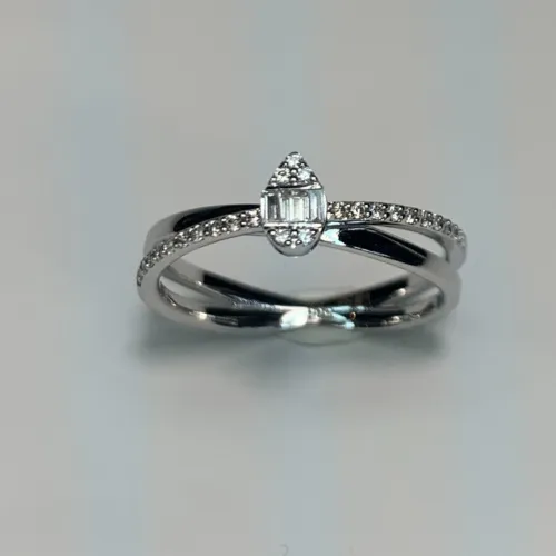 Кольцо Золото 585, 2234R-W01