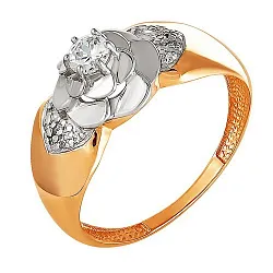 Кольцо Золото 585, Фианит 1120317 1 1 1