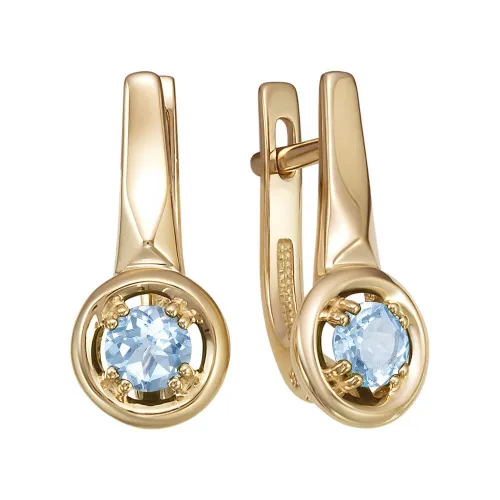 Серьги, Золото 585, С122-6077Т