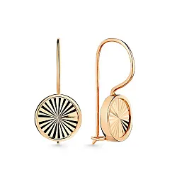 Серьги пусеты-гвоздики, Золото 585 002-0604-2100-010