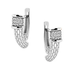 Серьги, Золото 585, Фианит П2657007 2 1 1