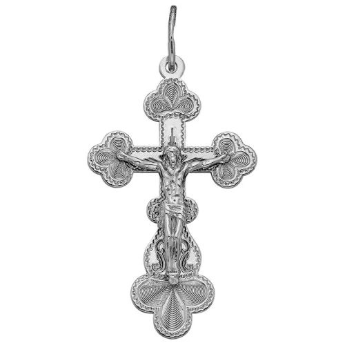 Подвеска крест, Серебро 925, KP 36