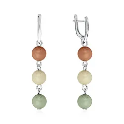 Серьги, Серебро 925, Кварц 2340996345