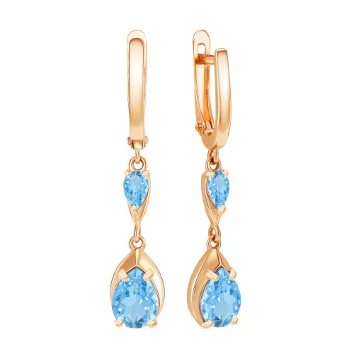 Серьги, Золото 585, 02-52-0131-14