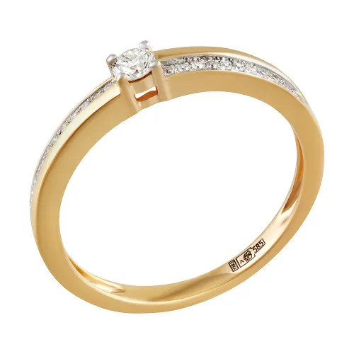 Кольцо Золото 585, 65-41R01236-X1DD Кольцо Золото 585, 65-41R01236-X1DD