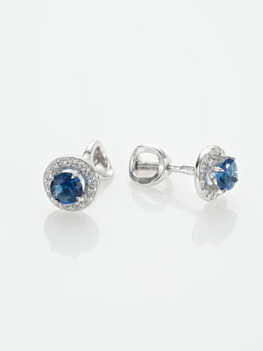 Серьги пусеты-гвоздики, Серебро 925, 4-114рСв