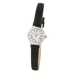 Часы,  Серебро 925, белый КЗМ 44100.117