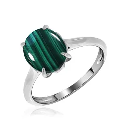 Кольцо Серебро 925, Малахит 1340380901