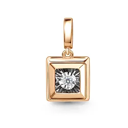 Подвеска фантазийная,  Золото 585, Бриллиант 03-11-51128-11-00