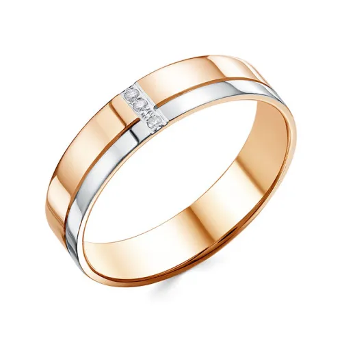 Обручальное кольцо,  Золото 585,  0388