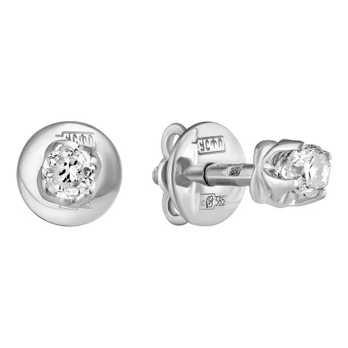 Серьги пусеты-гвоздики, Золото 585, 83-42E61581-F0DD