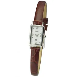 Часы,  Серебро 925, бордовый КЗМ 200200.216