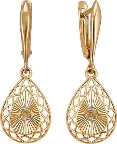 Серьги, Золото 585, АСд701-2866