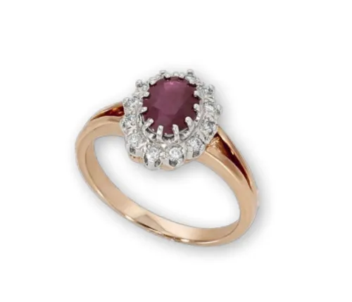 Кольцо Золото 585, 209811ю