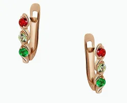 Серьги, Золото 585, Фианит 2497307 1 32 10 Серьги, Золото 585, Фианит 2497307 1 32 10