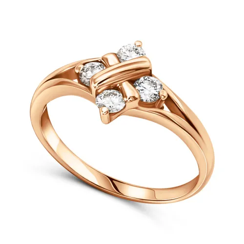 Кольцо Золото 585, 214211ю Кольцо Золото 585, 214211ю