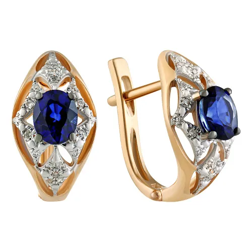 Серьги, Золото 585, 36-41E01321-S0DDSA