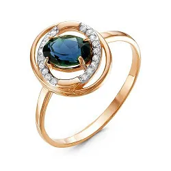Кольцо Золото 585, Топаз 1325608 1 6 1