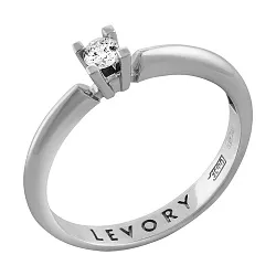 Помолвочное кольцо,  Золото 585, Бриллиант 83-42R18980-F1DD