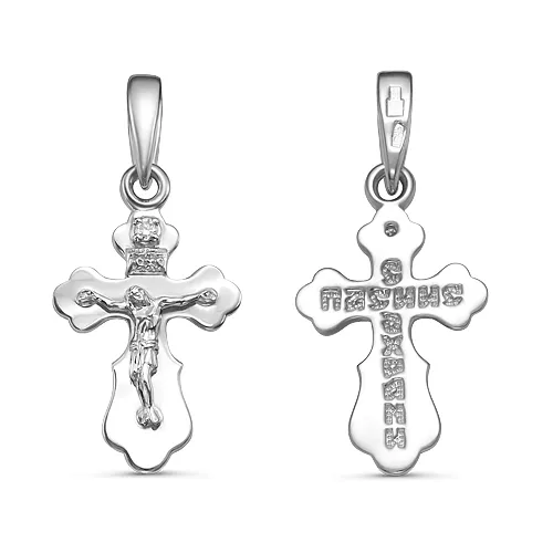 Подвеска крест, Золото 585, 10-12-0068 Подвеска крест, Золото 585, 10-12-0068