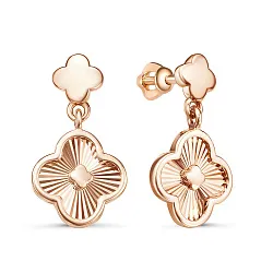 Серьги пусеты-гвоздики, Золото 585 2698710 1 10