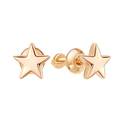 Серьги пусеты-гвоздики, Золото 585 00-62-0097-00