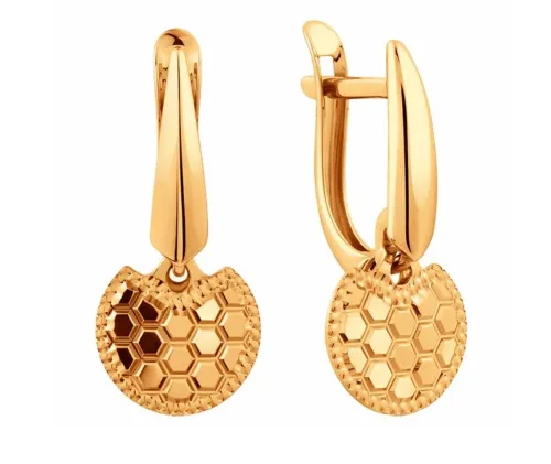 Серьги, Золото 585, Т10062Е578