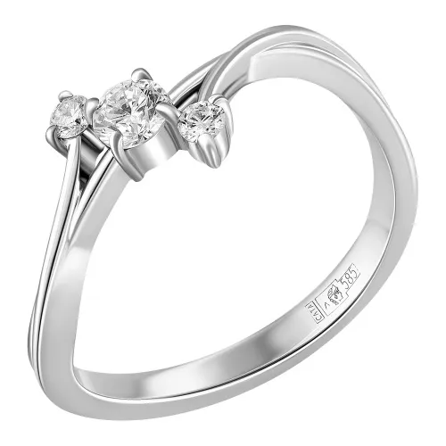 Кольцо Золото 585, 08-42R02824-F3DD