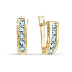 Детские серьги,  Золото 585, Фианит 120318/ф Детские серьги,  Золото 585, Фианит 120318/ф