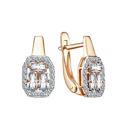 Серьги, Золото 585, Фианит 2603307 1 1 1 Серьги, Золото 585, Фианит 2603307 1 1 1