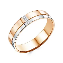 Обручальное кольцо,  Золото 585,  , Бриллиант Т0388-120