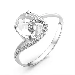 Кольцо Серебро 925, Фианит 1-1286 Кольцо Серебро 925, Фианит 1-1286