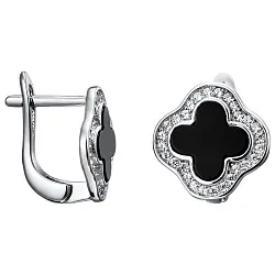 Серьги, Серебро 925, Агат LLE 448